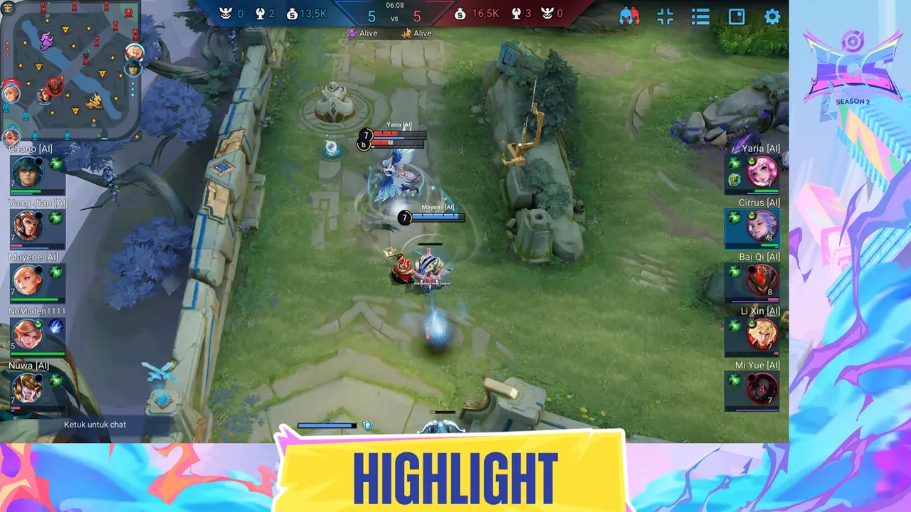 Honor of Kings KCS S2 PENS 2025 broadcast graphic