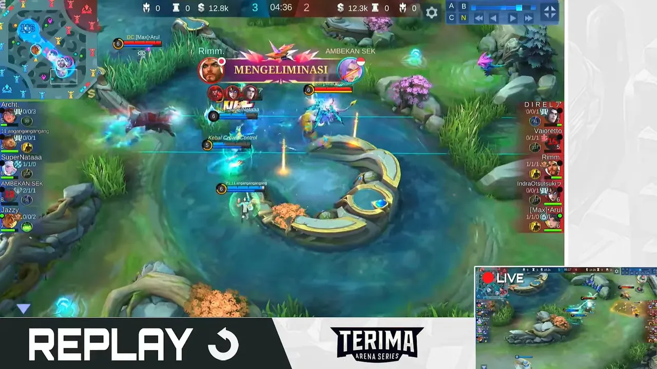 Terima Arena Series Mobile Legends 2024 broadcast screen 4