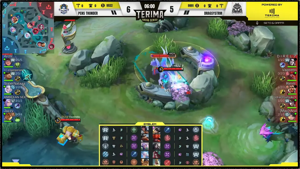 Terima Arena Series Mobile Legends 2024 broadcast screen 5
