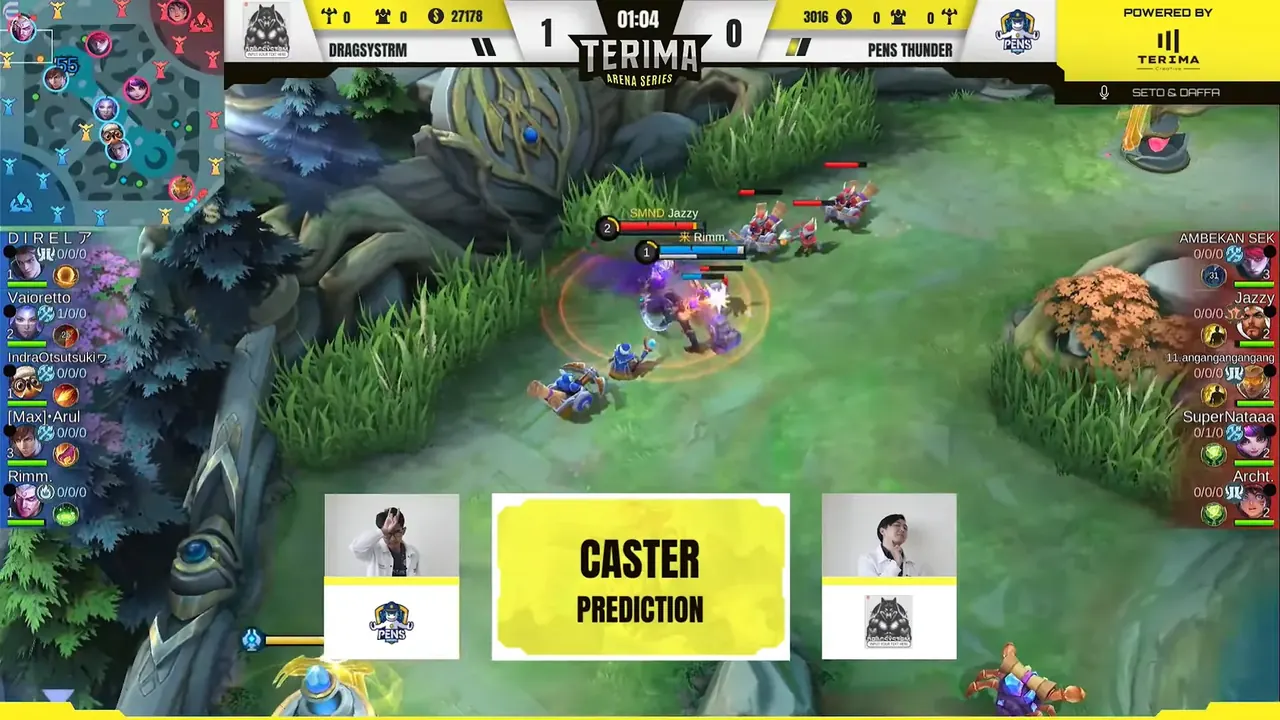 Terima Arena Series Mobile Legends 2024 broadcast screen 7