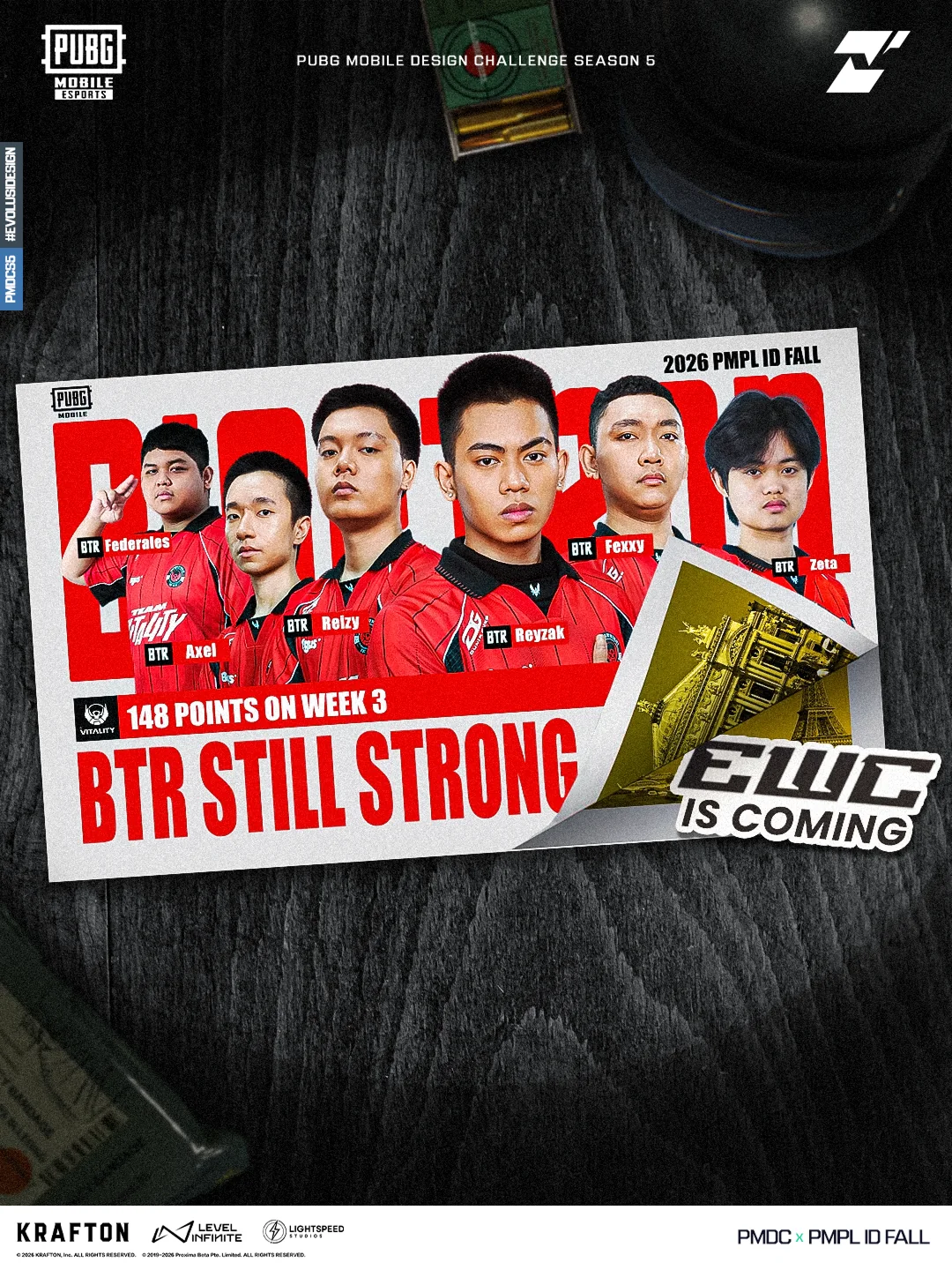 BTR Still Strong final artwork after design
