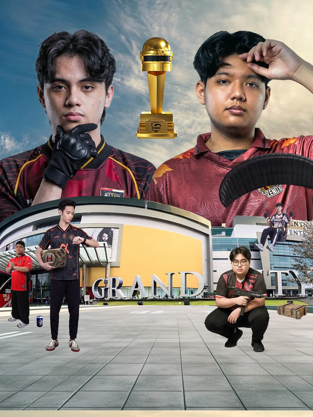 Grand Final Rivalry source assets before design
