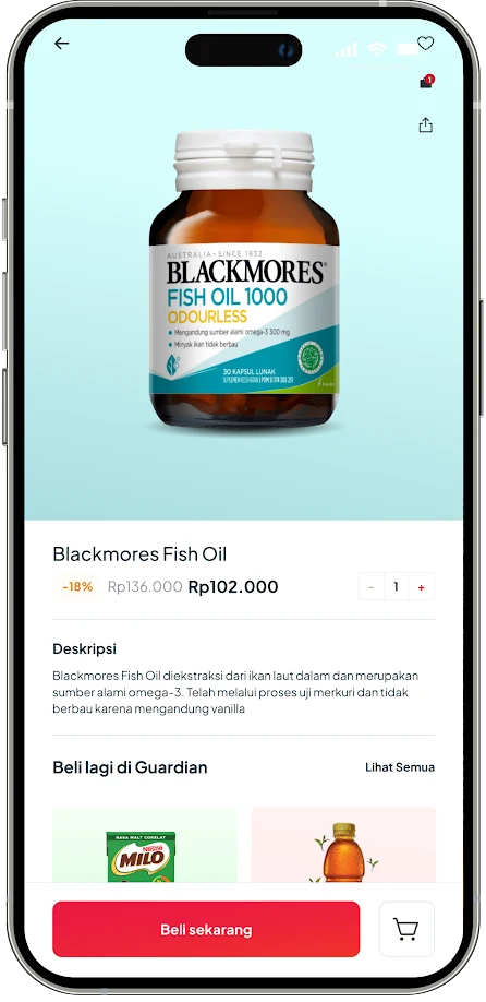 Mobile order flow — order details
